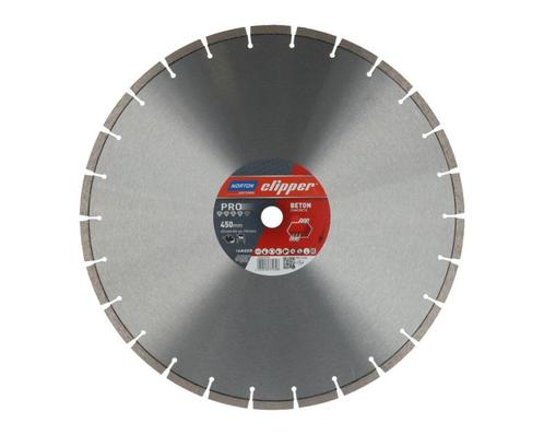Norton Clipper Pro Beton diamantzaagblad 450 x 25,4 mm, Doe-het-zelf en Verbouw, Overige Doe-het-zelf en Verbouw, Nieuw, Ophalen of Verzenden