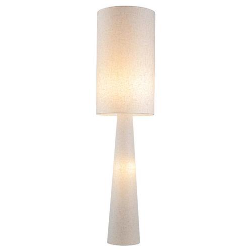 Moderne vloerlamp beige, Timmy, met schakelaar, Huis en Inrichting, Lampen | Vloerlampen, Nieuw, Stof, 150 tot 200 cm, Ophalen of Verzenden