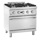 Bartscher Gasfornuis 70040 GB21 | 4 Pits | Gasoven 2/1 GN |, Ophalen of Verzenden, Nieuw in verpakking
