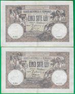 Roemenië. - 3 x 500 lei 1918-19 date varieties - Pick, Postzegels en Munten, Bankbiljetten | Europa | Niet-Eurobiljetten