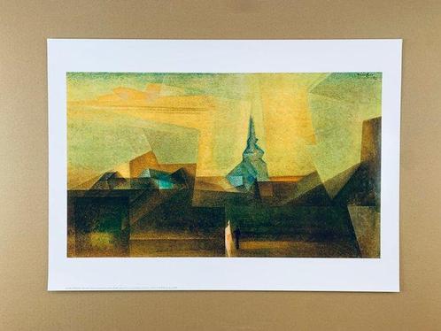Lyonel Feininger - Nermsdorf - Glossy Artprint - 70 x 50 cm, Antiek en Kunst, Antiek | Meubels | Stoelen en Banken