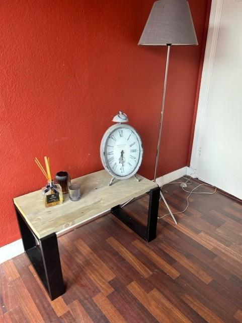 Industrieele salontafels met staal en steigerhout, Huis en Inrichting, Tafels | Salontafels, Nieuw, Overige houtsoorten, Metaal