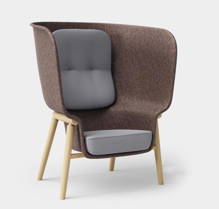 De Vorm Pod Private Chair PET Felt, Zakelijke goederen, Kantoor en Winkelinrichting | Kantoormeubilair en Inrichting, Stoel, Nieuw in verpakking