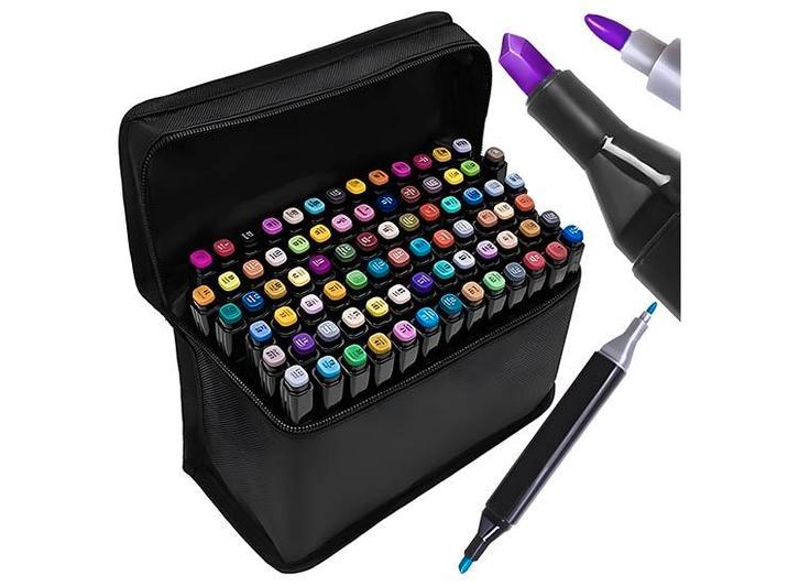 Twinmarkers - 80 Stuks - Alcohol Stiften, Hobby en Vrije tijd, Overige Hobby en Vrije tijd, Nieuw, Verzenden