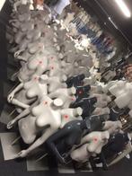 Heren en dames torsos op RVS poot