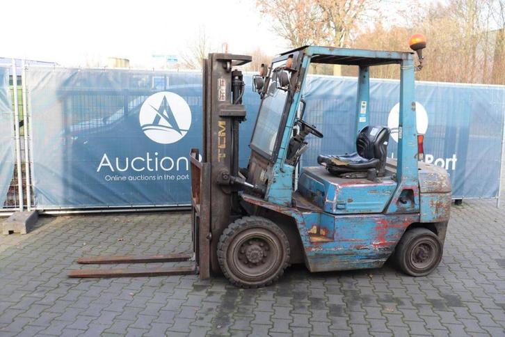 Veiling: Heftruck TCM FHD25Z Diesel 2500kg 3.0m, Zakelijke goederen, Machines en Bouw | Heftrucks en Intern transport, Heftruck