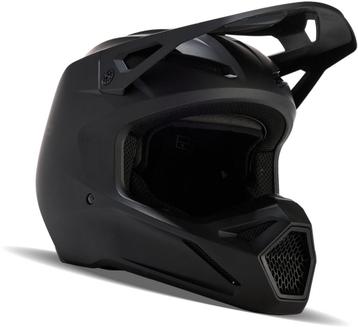 FOX V1 Solid Mat Zwart Crosshelm beschikbaar voor biedingen