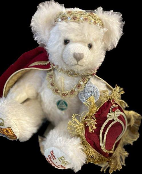 Hermann - Teddybeer Hermann The Queens Diamant Jubilé Ours, Antiek en Kunst, Antiek | Speelgoed