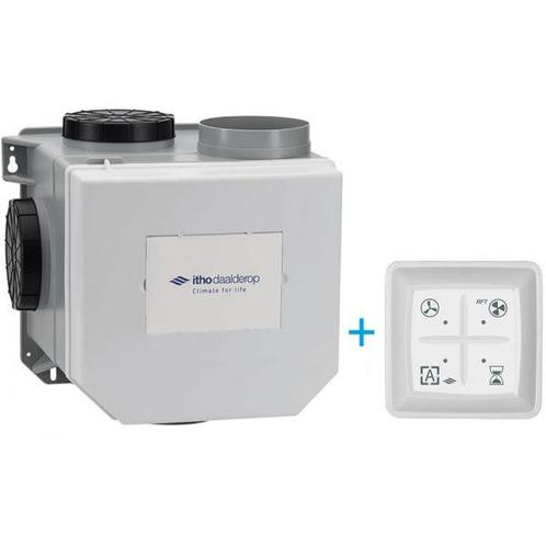 Itho Daalderop CVE-S ECO 375 m³/h incl. RTF Auto  Randaarde, Doe-het-zelf en Verbouw, Verwarming en Radiatoren, Verzenden