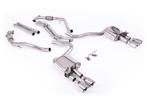 Cat-back uitlaatsysteem | Audi S5 | Milltek Sport Quad 100 m, Verzenden, Nieuw