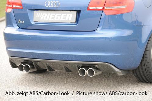 Rieger diffuser | Audi A3 8P 2008-2013 3D | ABS, Auto-onderdelen, Carrosserie en Plaatwerk, Nieuw, Audi, Verzenden