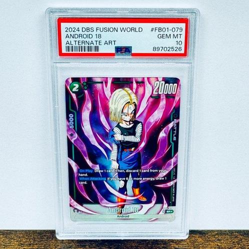 Bandai - 1 Graded card - Dragon Ball - Android 18 - Dragon, Verzamelen, Overige Verzamelen