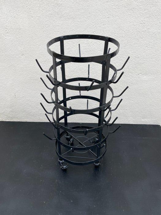 Wijnrek - Metaal - 32 flessen, Antiek en Kunst, Curiosa en Brocante