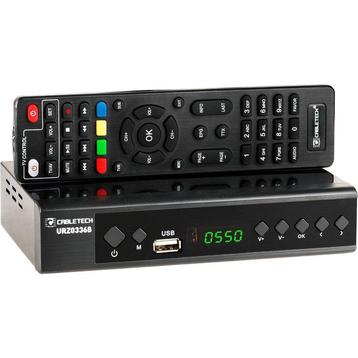 Cabletech DEKODER DVB-T2 H.265 HEVC URZ0336B beschikbaar voor biedingen