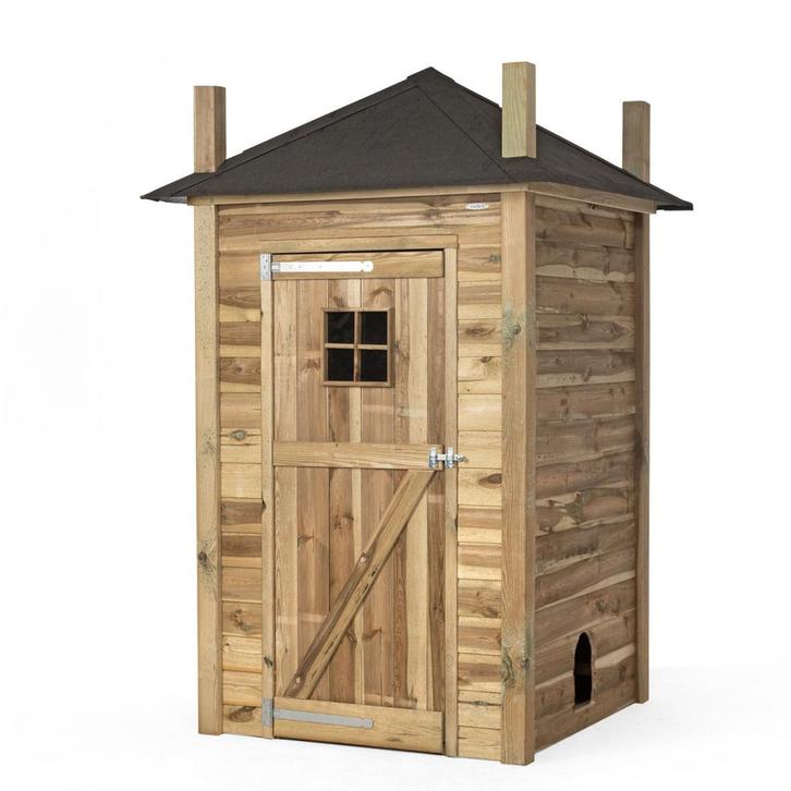 Houten Kippenhok Hooiberg Eline -VOLDUX, Dieren en Toebehoren, Pluimvee | Toebehoren, Verzenden