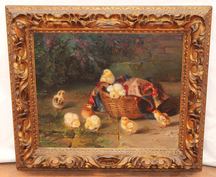 José Moncada Calvache (1893-1988) - El rincón de los, Antiek en Kunst, Kunst | Schilderijen | Klassiek