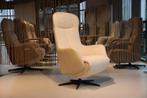Relaxfauteuil De Toekomst Twice Pro 305N Ploegstof / Leer., Huis en Inrichting, Fauteuils, Ophalen of Verzenden, Nieuw, Leer