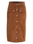 SALE -76% | Set Leren rok lichtbruin | OP=OP