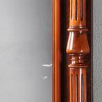 Notenhouten schouwspiegel Historisme ca 1880 met zuilen No95, Ophalen of Verzenden