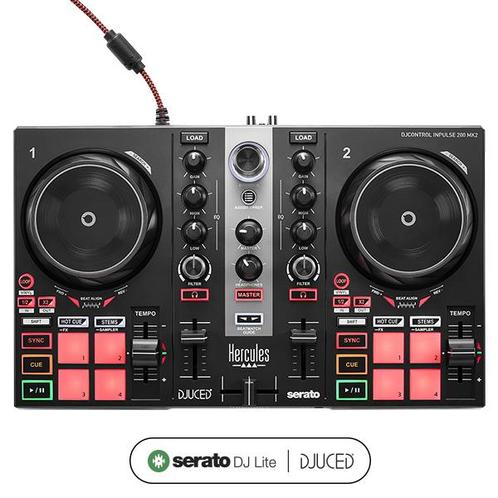 Hercules DJControl Inpulse 200 MK2 - DJ controller, Muziek en Instrumenten, Mengpanelen, Nieuw, Verzenden