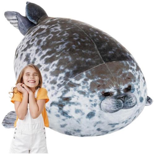 Kruzzel Pluche Zeehond – 60 cm Grote Knuffel met Hoogwaar., Kinderen en Baby's, Speelgoed | Overig, Nieuw, Ophalen of Verzenden