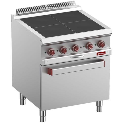 Diamond elektrisch fornuis 4 verlaagde platen, op oven GN 2/, Zakelijke goederen, Horeca | Keukenapparatuur, Verzenden