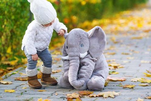 Knuffel-olifant XL (40 x 50 x 60 cm), Kinderen en Baby's, Speelgoed | Knuffels en Pluche, Nieuw