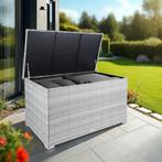 Kussenbox Oslo met aluminium frame 145x82,5x79,5cm - lichtgr, Verzenden, Nieuw