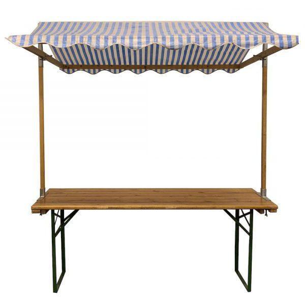 Marktkraam huren 200×75 cm – €20 per dag, Hobby en Vrije tijd, Feestartikelen | Verhuur, Overige, Zo goed als nieuw, Ophalen