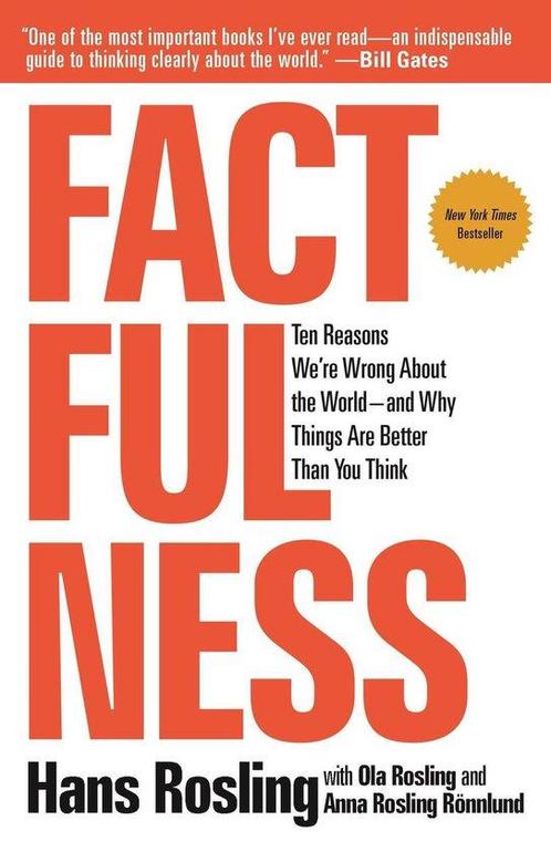9781250107817 Factfulness | Tweedehands, Boeken, Studieboeken en Cursussen, Zo goed als nieuw, Verzenden