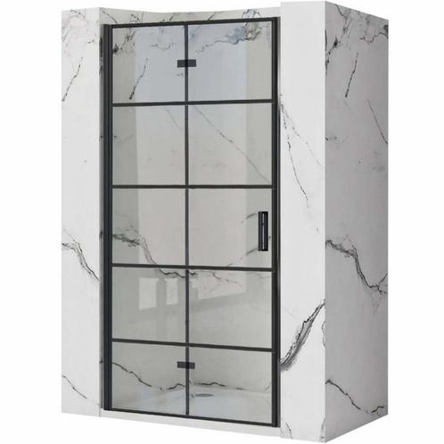 REA Nisdeur - Mat zwart - Veiligheidsglas - Easy-Clean -..., Doe-het-zelf en Verbouw, Sanitair, Nieuw, Ophalen of Verzenden