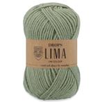 DROPS Lima Uni Colour - 9029 saliegroen - Wol Garen, Ophalen of Verzenden, Nieuw