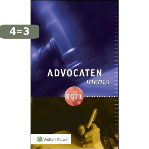 Advocatenmemo 2021 9789013162684, Boeken, Overige Boeken, Zo goed als nieuw, Verzenden