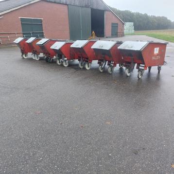 Kiepbak kantelbak spanenbak heftruck 500 liter beschikbaar voor biedingen