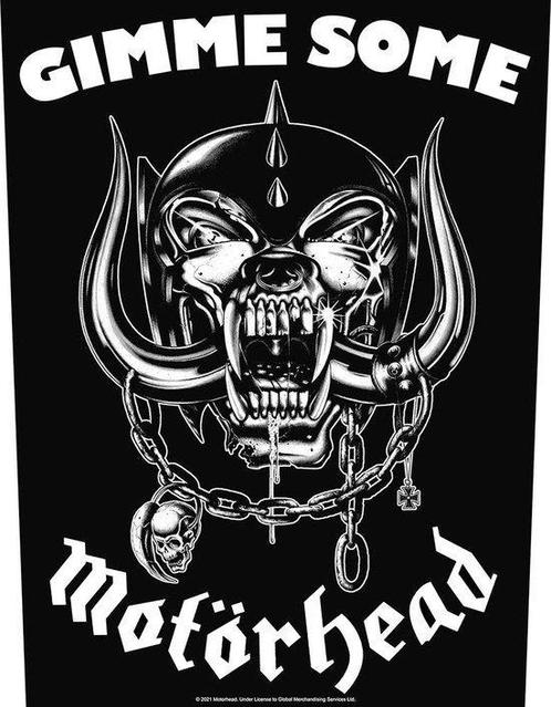 Motörhead - Gimme Some - Backpatch officiële merchandise, Verzamelen, Muziek, Artiesten en Beroemdheden, Kleding, Nieuw, Ophalen of Verzenden