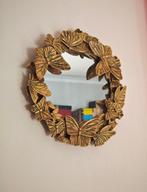 Wandspiegel- vlinder - Glas, Hars - Vlinders spiegel goud