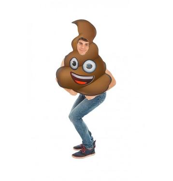 Kostuum Emoji Poep beschikbaar voor biedingen