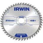 Zaagblad Irwin  216 x 30mm x 48T ATB (Zaagbladen), Doe-het-zelf en Verbouw, Gereedschap | Machine-onderdelen en Toebehoren, Verzenden