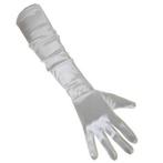 Lange gala handschoenen wit - Party handschoenen, Hobby en Vrije tijd, Feestartikelen, Ophalen of Verzenden, Nieuw