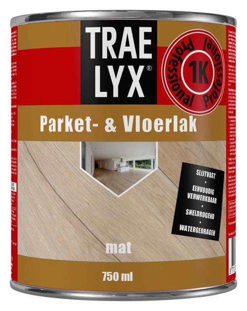 Trae lyx parket vloerlak mat, 750 ml, Doe-het-zelf en Verbouw, Verf, Beits en Lak, Nieuw, Verzenden