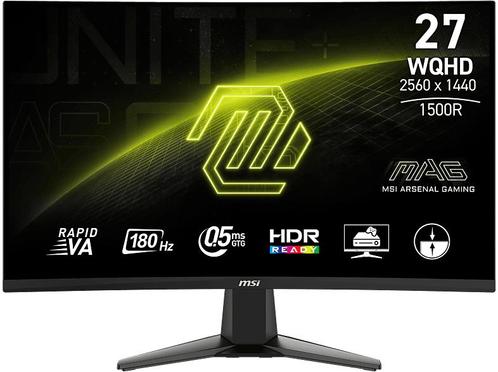 Msi - QHD  Monitor - 27 inch, Computers en Software, Monitoren, VA, Curved, Minder dan 1 ms, Nieuw, Quad HD (2K), 151 t/m 200 Hz