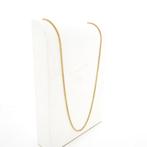 Gouden lange Venetiaanse schakel ketting | 70 cm, Sieraden, Tassen en Uiterlijk, Kettingen, Ophalen of Verzenden, Gebruikt, Overige kleuren