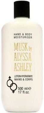 ALYSSA ASHLEY MUSK HAND & BODY MOISTURISER FLACON 500 ML, Nieuw, Verzenden