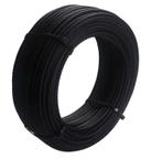 Gecoate roestvrijstalen staalkabel 4mm 50m 7x19 zwart, Doe-het-zelf en Verbouw, Verzenden, Nieuw