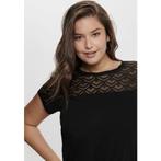 ONLY CARMAKOMA Lang shirt CARFLAKE voor in kant-look, Kleding | Dames, T-shirts, Verzenden, Nieuw