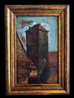 Ernst Fries (1801-1833), Kring van - Mittelalterlicher Turm, Antiek en Kunst