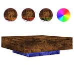LED Salontafel Eiken - Tweedekansje voor een prikkie!, 50 tot 100 cm, Vierkant, Nieuw, Modern