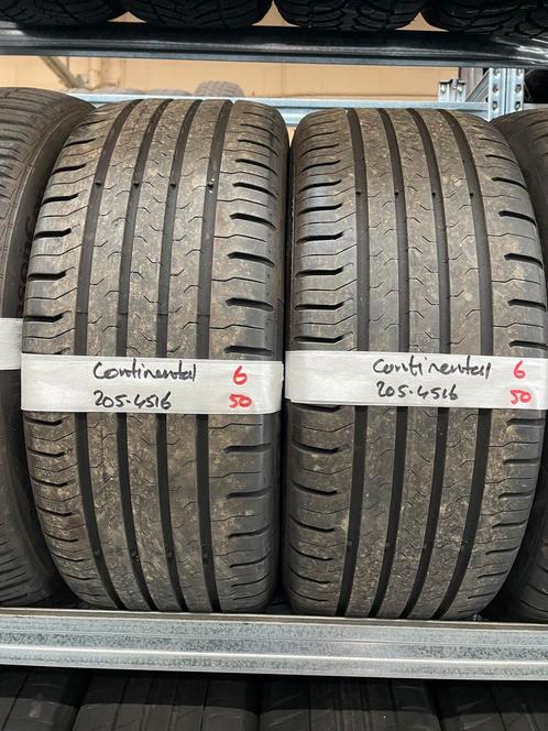 205-45-16 Continental Zomerbanden 6mm Incl Montage 205 45 16, Auto-onderdelen, Banden en Velgen, 16 inch, Zomerbanden, 205 mm