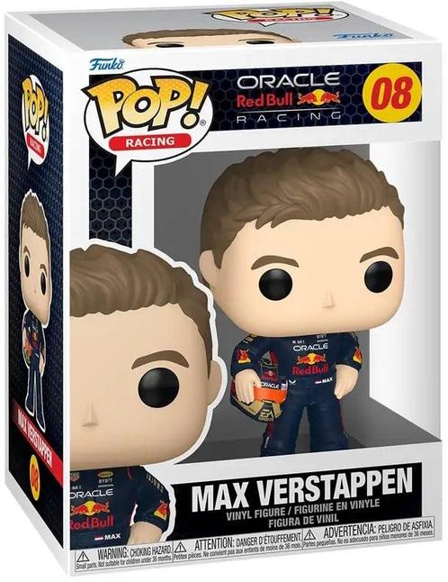 Funko Pop! - Max Verstappen met Helm #8 | Funko - Hobby, Verzamelen, Poppetjes en Figuurtjes, Nieuw, Verzenden