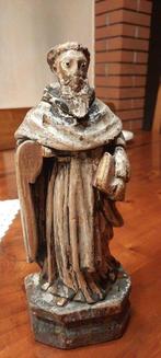 Beeldje - Santo - Hout, Antiek en Kunst